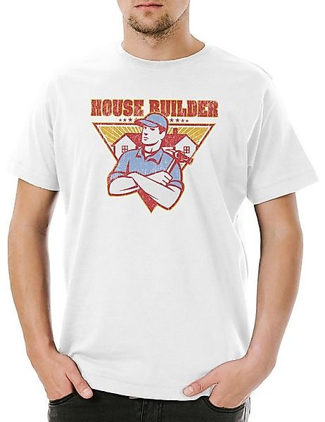 Urban Backwoods Print-Shirt Urban Backwoods House Builder I Herren T-Shirt günstig online kaufen