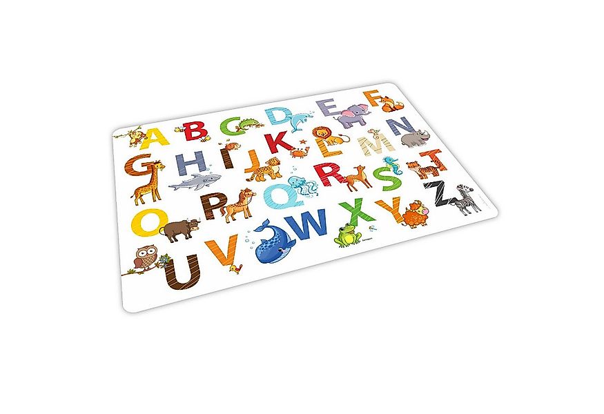 nikima Platzset stabiles Vinyl Tischset - Tier ABC Kinder Platzset abwaschb günstig online kaufen