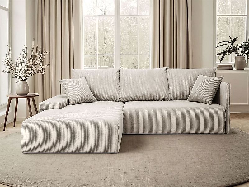 Lookway Ecksofa LAVIO in L-Form mit Schlaffunktion und Bettkasten, 246x188x günstig online kaufen