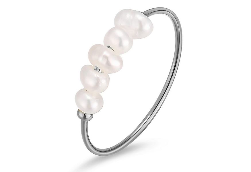 Kim Johanson Perlenring Mare in Gold & Silber (1-tlg), mit Süßwasserzuchtpe günstig online kaufen