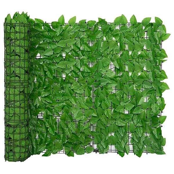 Balkon-sichtschutz Mit Grünen Blättern 600x100 Cm günstig online kaufen