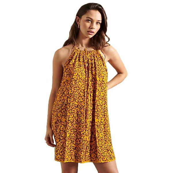 Superdry Beach Cami Kurzes Kleid S Autumn Ditsy Gold günstig online kaufen
