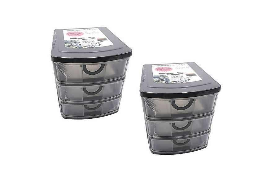 HAC24 Aufbewahrungsbox Schubladenbox Organizer Stapelbar Sortierbox Kleinte günstig online kaufen