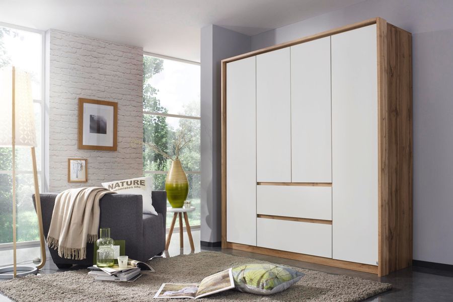 rauch Drehtürenschrank "Mainz mit Passepartout" optional mit Beleuchtung, A günstig online kaufen