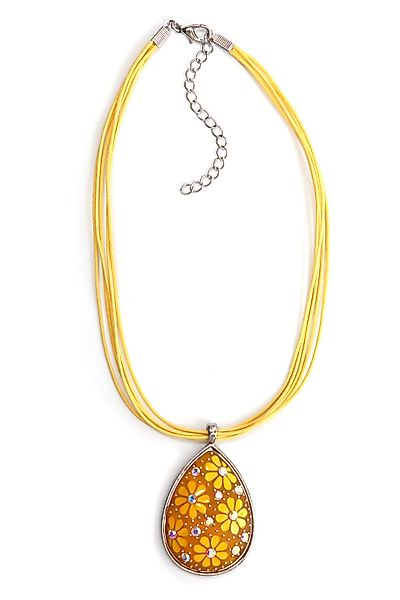 Allgäu Rebell Kette mit Anhänger "Henrike", mit schimmernden Glassteinen günstig online kaufen