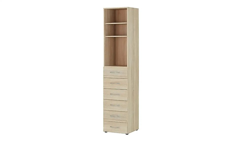 Regal  Multiraumkonzept ¦ holzfarben ¦ Maße (cm): B: 40 H: 185 T: 40.0 Rega günstig online kaufen