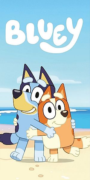 Bluey Strandtuch Badehandtuch 70x140 cm aus Baumwolle – saugfähig & weich, günstig online kaufen