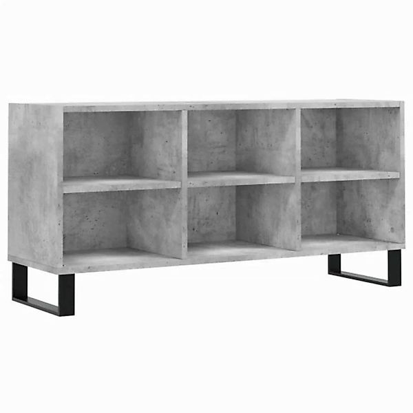 vidaXL TV-Schrank TV-Schrank Betongrau 103,5x30x50 cm Holzwerkstoff (1-St) günstig online kaufen