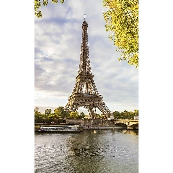 Fototapete SIENE IN PARIS | MS-2-0028 | Grün | Digitaldruck auf Vliesträger günstig online kaufen