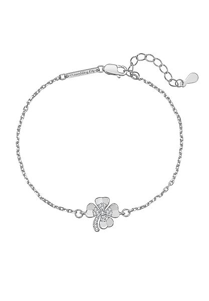 Hey Happiness Silberarmband Vierblättriges Kleeblatt mit günstig online kaufen