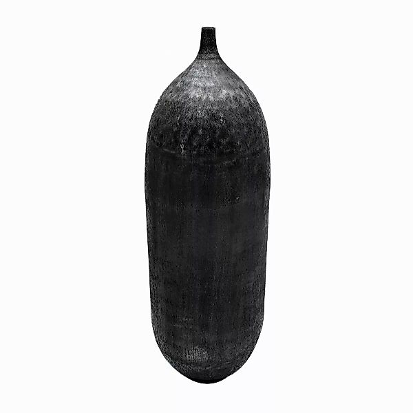 Vase Schwarz 33 X 33 X 120 Cm Aluminium günstig online kaufen