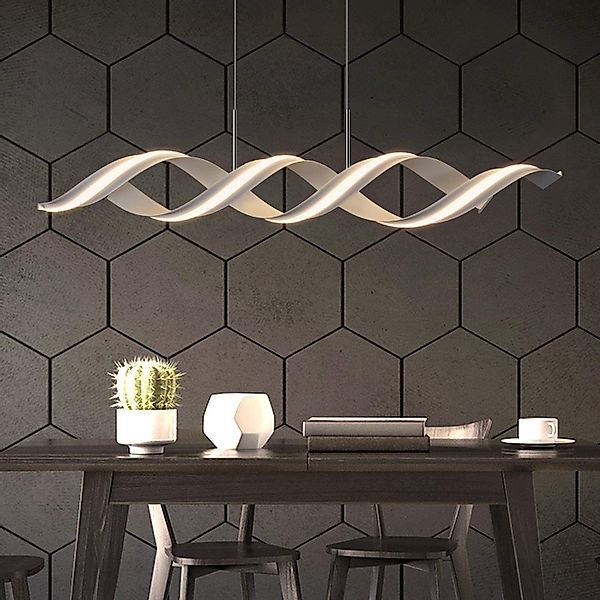 Nettlife LED Pendelleuchte Esszimmer Weiß 3000K günstig online kaufen