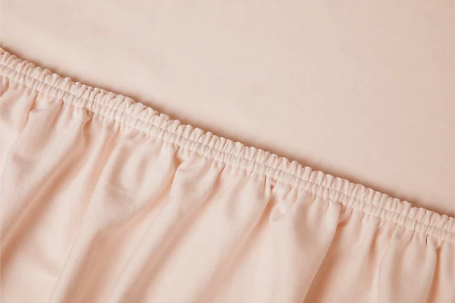 Kayori Spannbettlaken Edo, Mako-Satin, Gummizug: rundum, günstig online kaufen