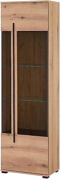 INOSIGN Vitrine Cantara, Vitrinenschrank in Eiche günstig online kaufen