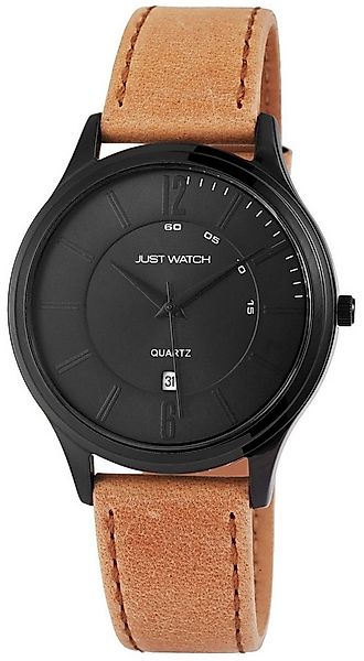 JUST WATCH Quarzuhr Frederic Echtlederband, Basic, Herren, Business günstig online kaufen