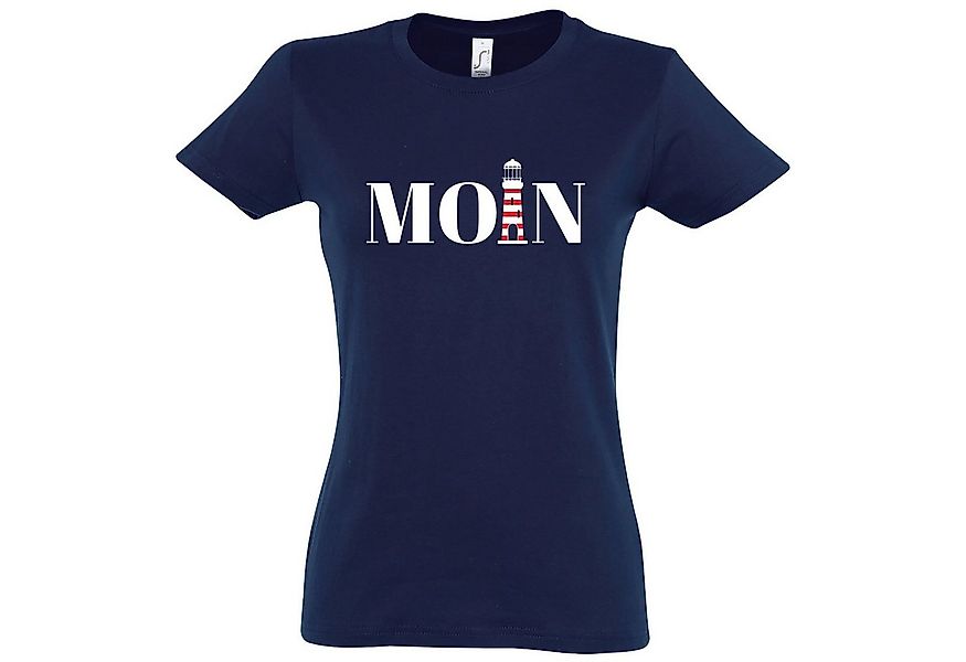 Youth Designz T-Shirt Moin Leuchtturm Damen Shirt mit Trendigem Frontdruck günstig online kaufen