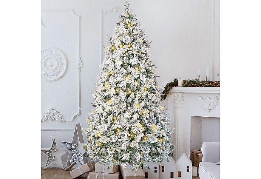 Vankel Künstlicher Weihnachtsbaum Tannenbaum mit beleuchtung, LED Christbau günstig online kaufen