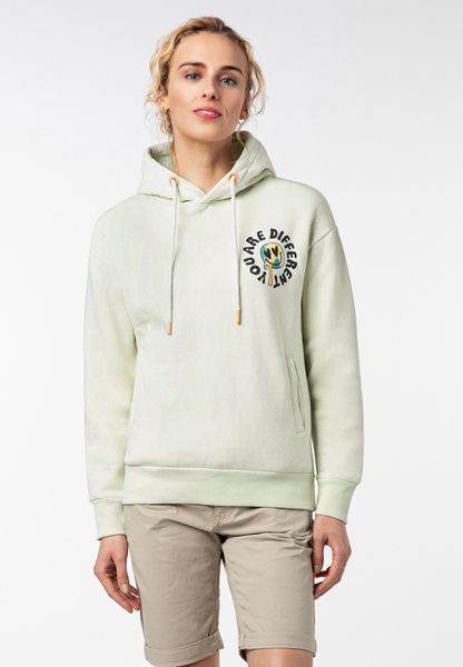 SUBLEVEL Kapuzenpullover mit Gute-Laune-Print Sweater, Kapuzensweatshirt günstig online kaufen
