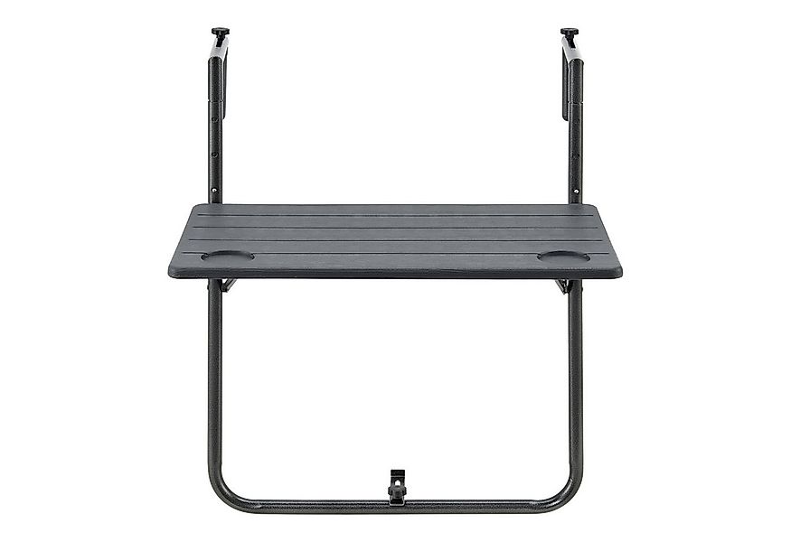 en.casa Balkonhängetisch, »Badolato« Balkontisch 84x60x60cm Dunkelgrau günstig online kaufen