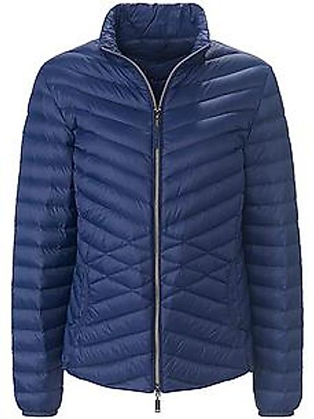 Daunen-Steppjacke Stehkragen Peter Hahn blau günstig online kaufen