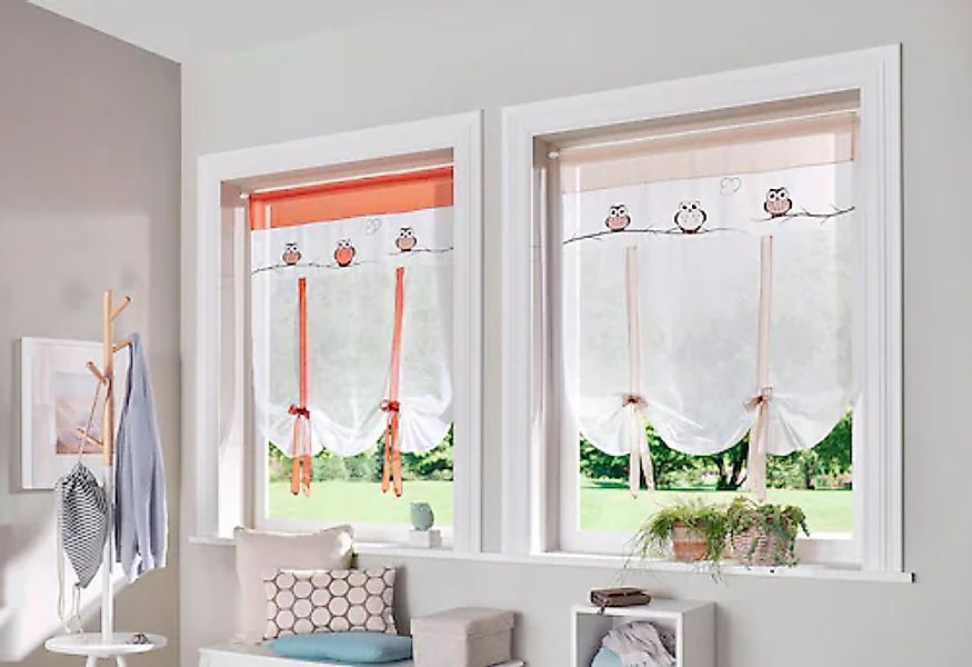 my home Bindegardine »Java« Stangendurchzug 1 Stk. tlg. Fertiggardine, tran günstig online kaufen