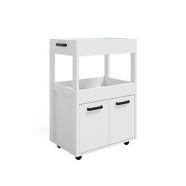 Vicco Barschrank Simon, Weiß, 40 x 89 cm günstig online kaufen