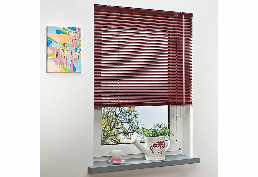 Liedeco Jalousie Aluminium-Jalousie, mit Bohren, freihängend, günstig online kaufen