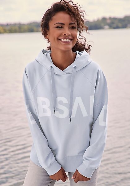 Elbsand Kapuzensweatshirt "Seldis", mit großem Logodruck vorne, bequemer Ho günstig online kaufen