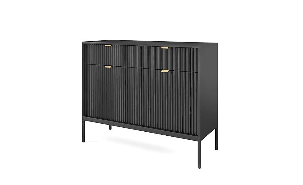 Selsey Sideboard  Vellore ¦ schwarz ¦ Maße (cm): B: 104 H: 83 Kommoden & Si günstig online kaufen