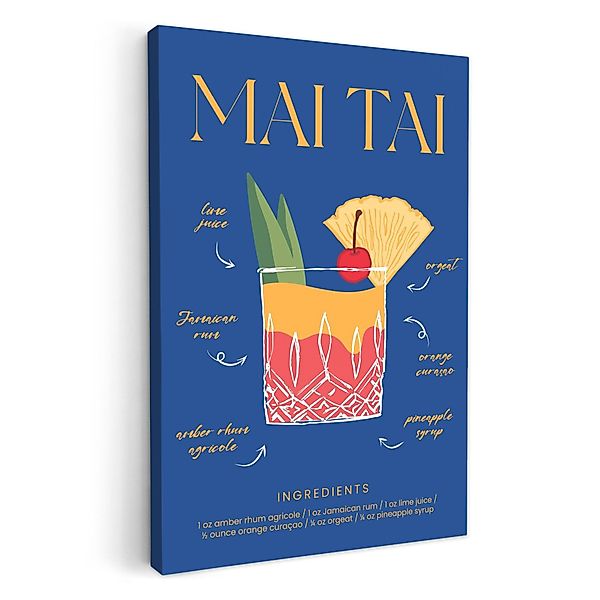 OneMillionCanvasses® Leinwandbild Cocktail - Mai Tai günstig online kaufen