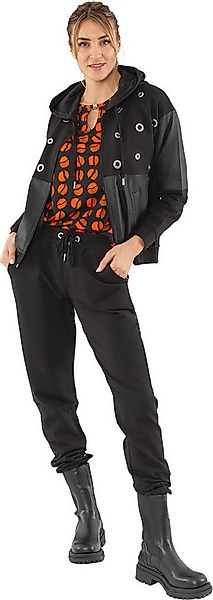 Estefania for woman Lederimitatjacke 193-9107, Jacke mit Lederimitat und Zi günstig online kaufen