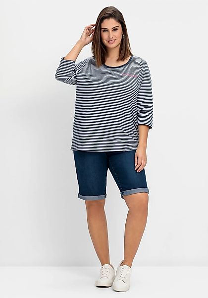 Sheego Jeansbermudas, (2 tlg.) günstig online kaufen