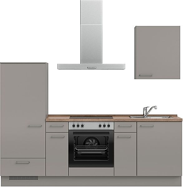 nobilia® Küchenzeile »"Laser I", Ausrichtung wählbar, Breite 240 cm« vormon günstig online kaufen