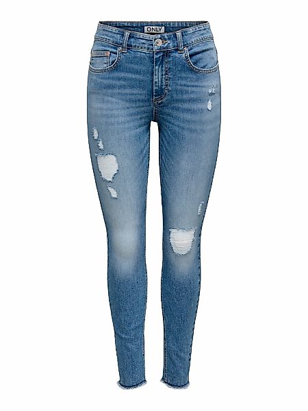 ONLY Skinny-fit-Jeans "ONLBLUSH MID WAIST ANK RW SKINNY DES DNM" günstig online kaufen