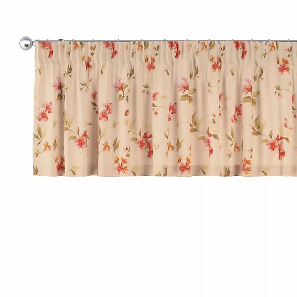 Kurzgardine mit Kräuselband, creme-rosa, 260 x 40 cm, Londres (143-88) günstig online kaufen