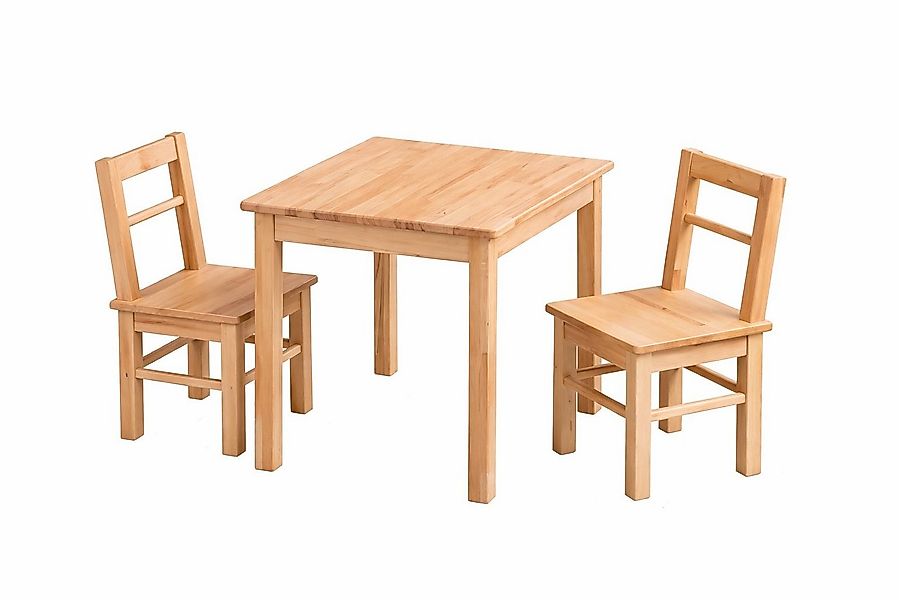 bv-vertrieb Kindertisch Kindertisch Kernbuche Kindergartentisch Kindersitzg günstig online kaufen