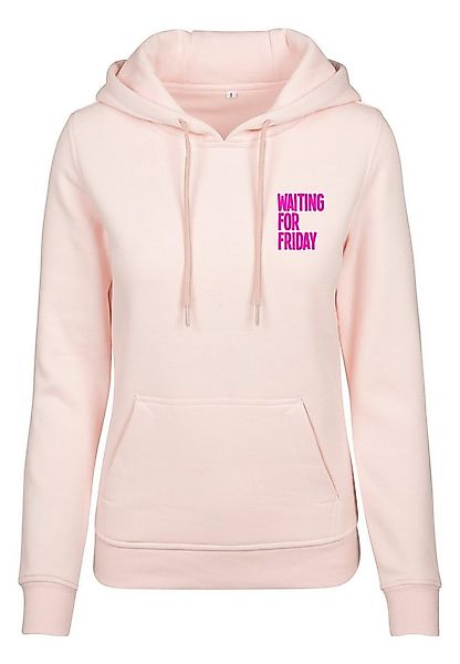 MisterTee Rundhalspullover MisterTee Damen Ladies Waiting For Friday Hoody günstig online kaufen