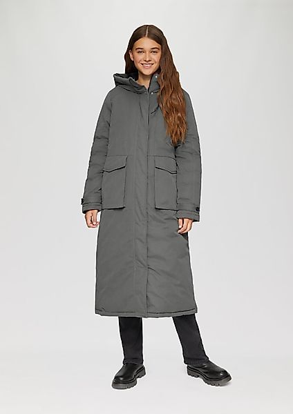 QS Wintermantel Outdoor-Mantel Gefütterter Outdoor-Mantel mit günstig online kaufen