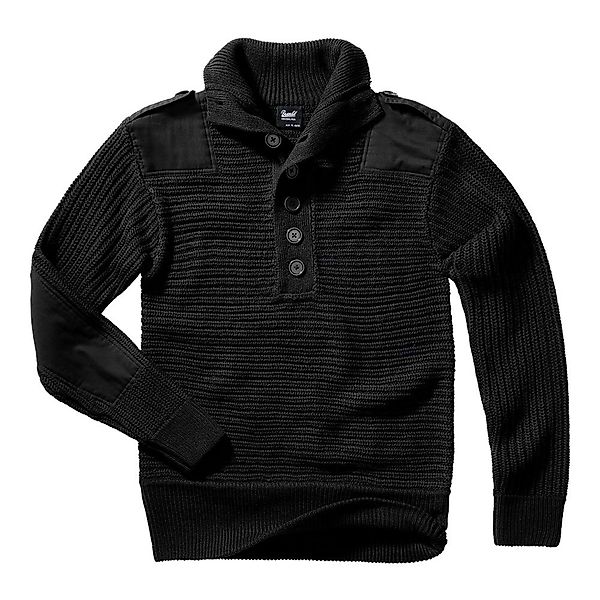 Brandit Alpin Stehkragen Sweater L Black günstig online kaufen