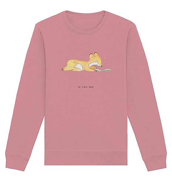 Mr. & Mrs. Panda Longpullover Fuchs Lesen Größe XL - Canyon Pink - Geschenk günstig online kaufen