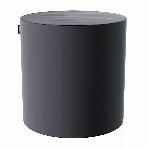 Pouf Barrel, anthrazit, ø40 cm x 40 cm, Velvet (704-12) günstig online kaufen