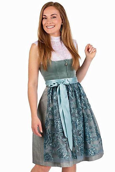 MarJo Dirndl Samt Dirndl 2tlg. - VEITSBRONN - jade günstig online kaufen