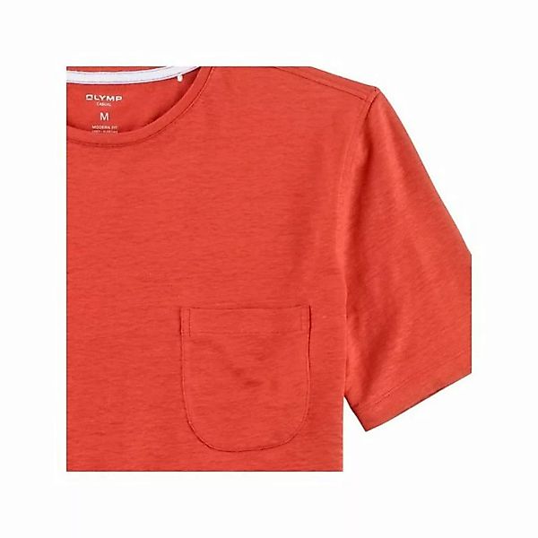 OLYMP Rundhalsshirt rot regular fit (1-tlg) günstig online kaufen