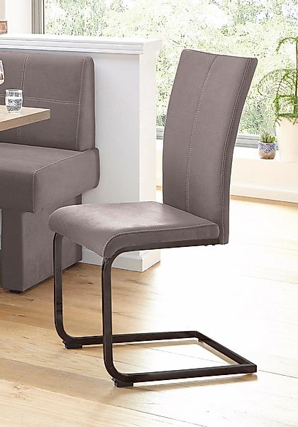 Home affaire Freischwinger "Nils", (Set), 2 St., Luxus-Microfaser Lederopti günstig online kaufen