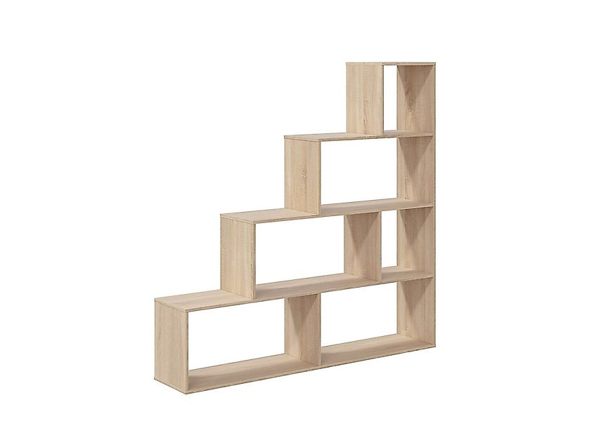 habeig Stufenregal Stufenregal Bücherregal Treppenregal Raumteiler 145x145c günstig online kaufen
