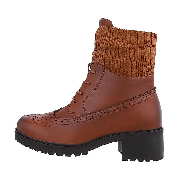 Ital-Design Damen Schnürschuhe Freizeit Schnürstiefelette (84906802) günstig online kaufen