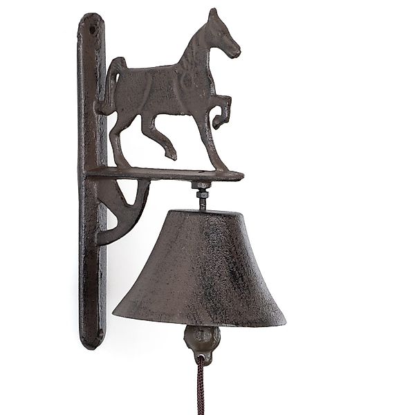 Moritz Gartenfigur Türglocke Gusseisen Pferd Landhausstil günstig online kaufen