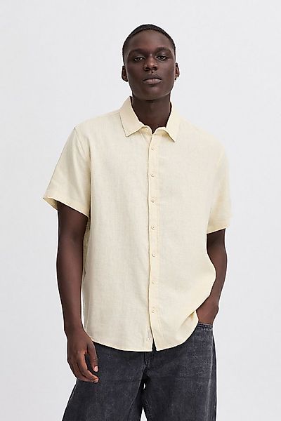 Blend Leinenhemd BHVIC Stilvolles Kurzarmhemd aus Leinenmix günstig online kaufen
