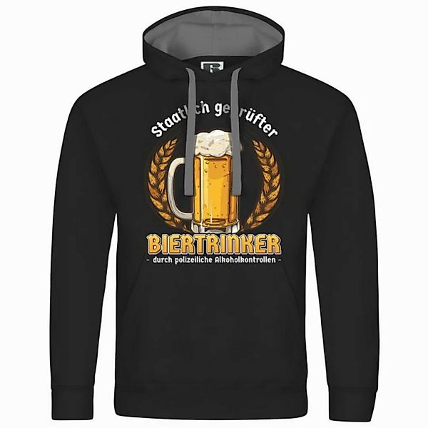 deinshirt Kapuzenpullover Herren Kapuzenpullover Staatlich geprüfter Biertr günstig online kaufen