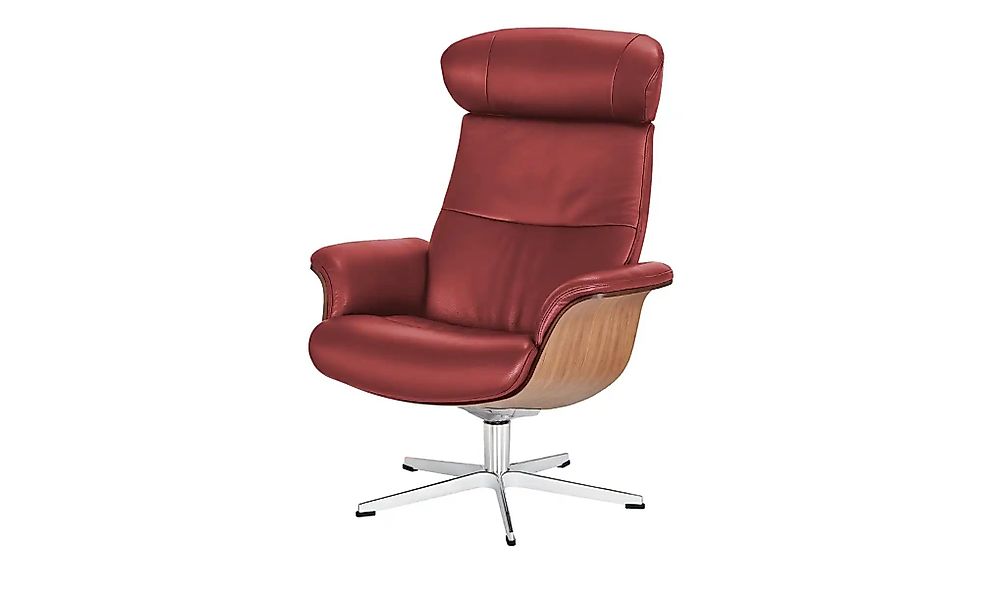 Relaxsessel  drehbar Timeout ¦ rot ¦ Maße (cm): B: 80 H: 109,5 T: 81.0 Pols günstig online kaufen